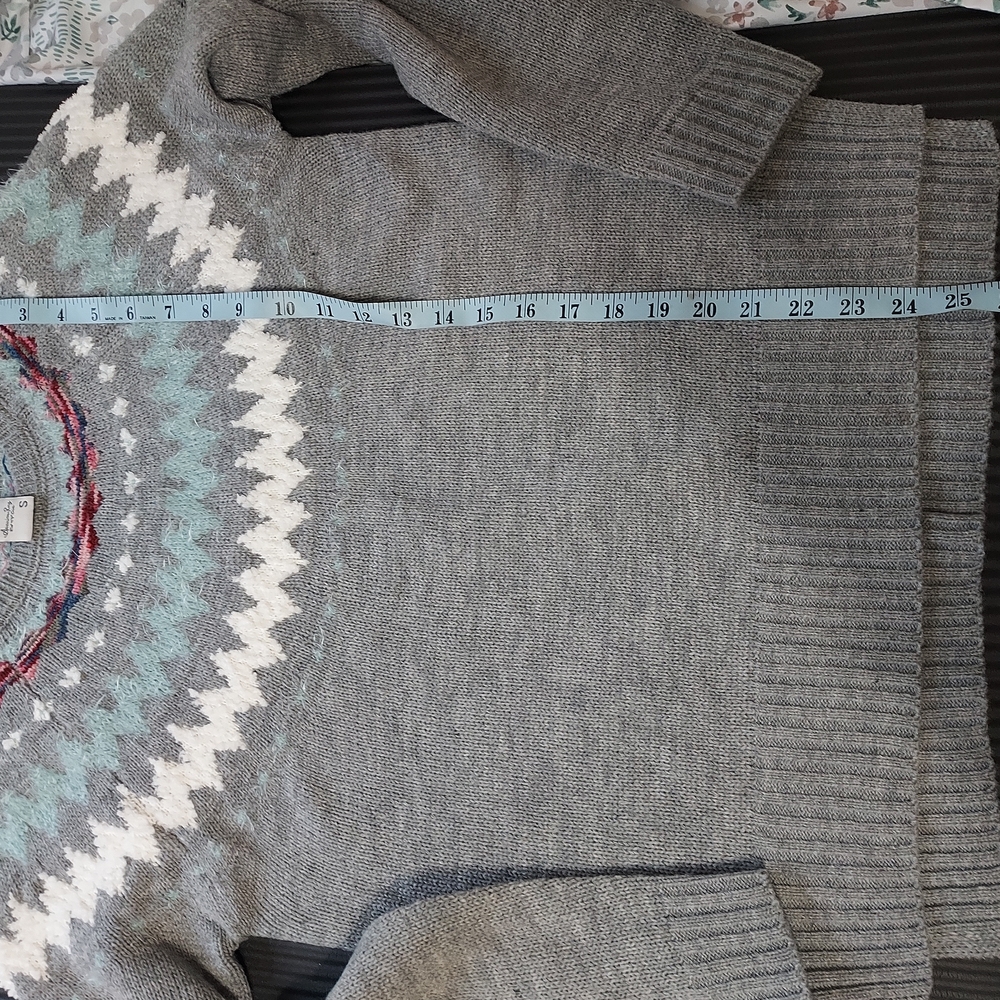 Gray, American Rag Patterned Sweater - Picture 4 of 4